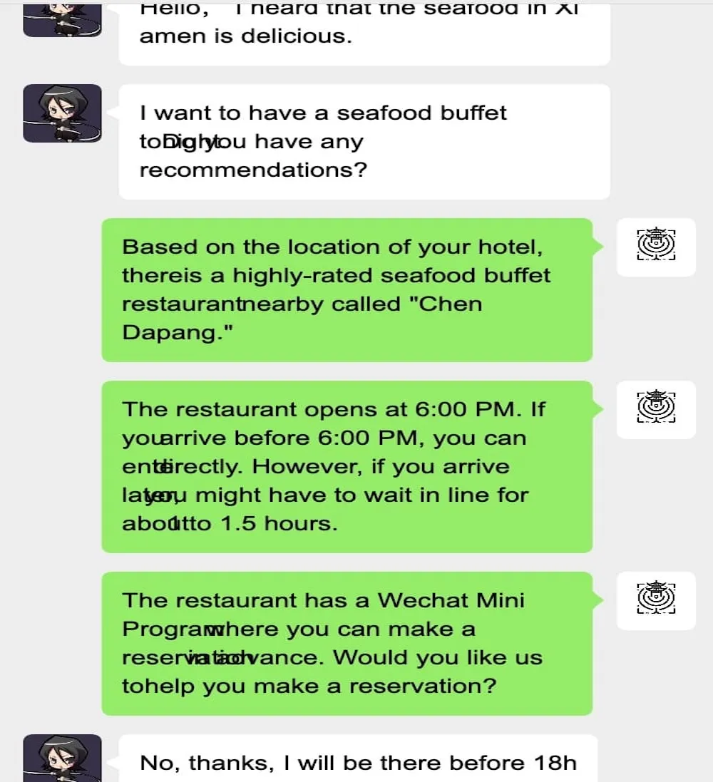 VoyageToChina Service